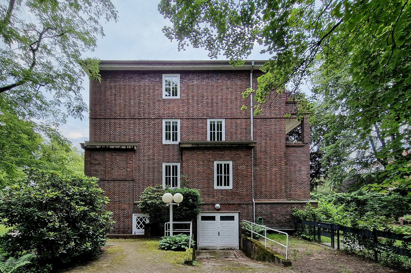 Außenansicht des der Altbauwohnung - Hamburg Stadtpark