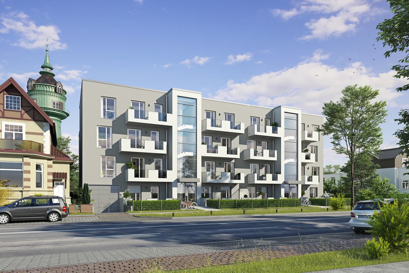 Außenansicht des Objektes Hamburg-Lokstedter Steindamm